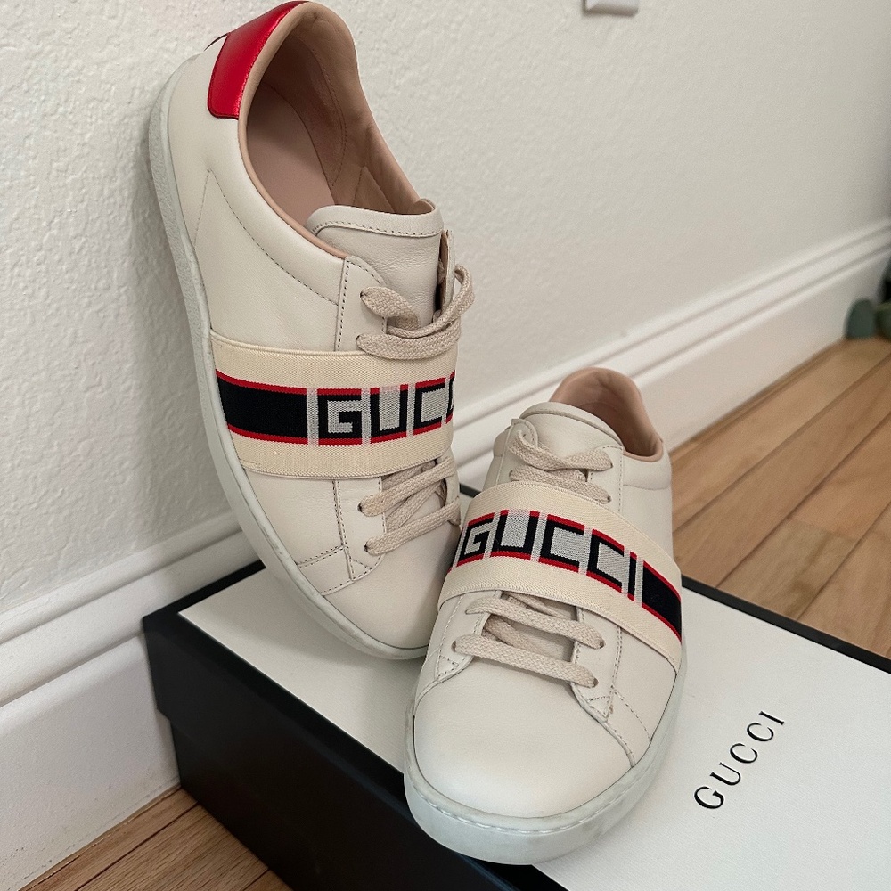 Gucci Leather Sneakers